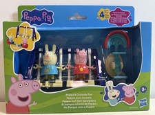 Peppa Pig Peppa's Outside Fun Figure Playset NEW