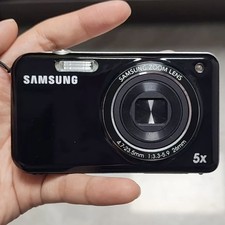 Samsung PL120 Digital Camera 14.2 MP 7x Optical Zoom Dual LCD Screens Black
