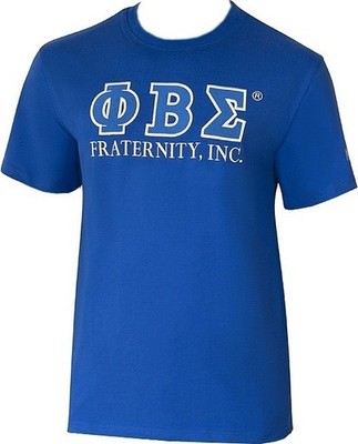 Phi Beta/&Beta; Sigma Luxury Embroidered Mens Tee