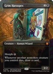 Grim Haruspex (Borderless) #152 Special Guests MTG