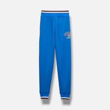Burberry Kid's Boy's Blue Sidney College Joggers Pants Size 4Y