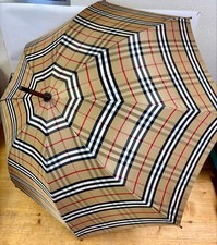 Burberry Unisex Long Umbrella Nova Check Pattern 89in Overall, Vintage