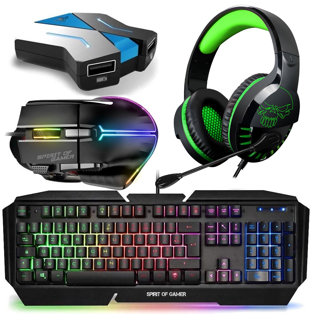Combo Clavier Souris Casque Xbox One pour Jouer en Ligne dans sa Chambre