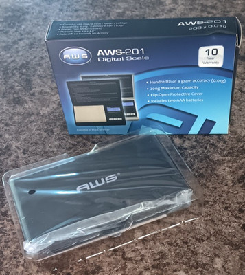 American Weigh Scales AWS-100 Digital Pocket Scale 100g X 0.01g Resolution New