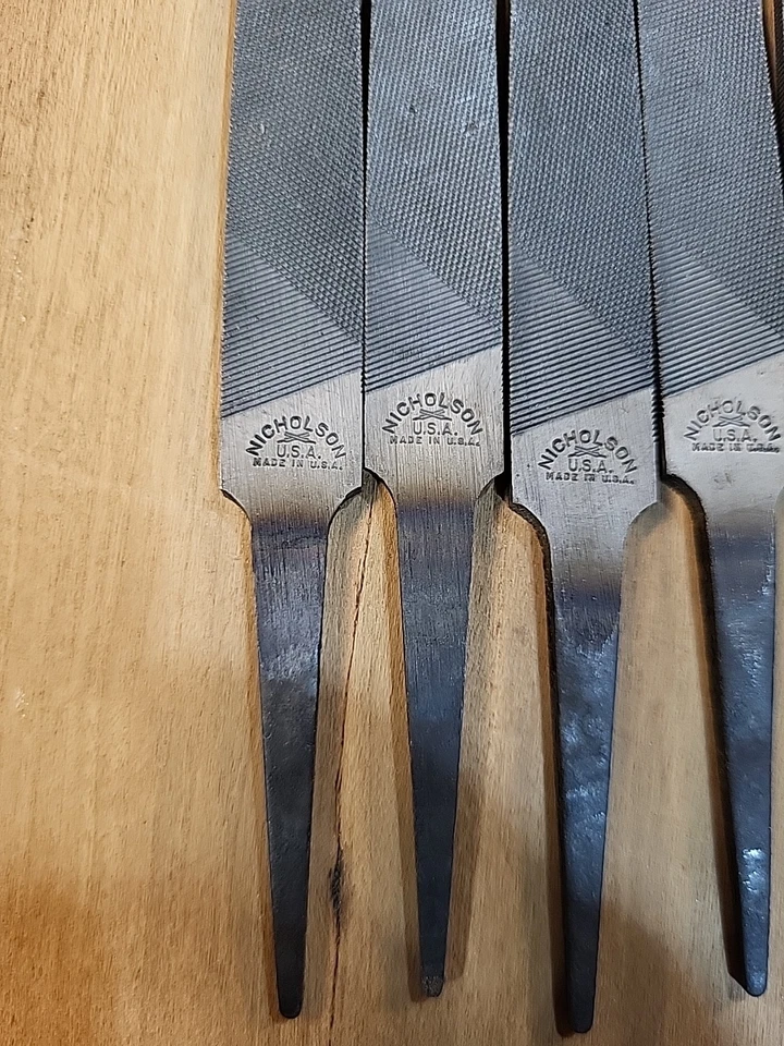 复古 Nicholson 5 - 4 英寸混蛋文件 - 美国制造手工文件 — 第 3/4 张图片
