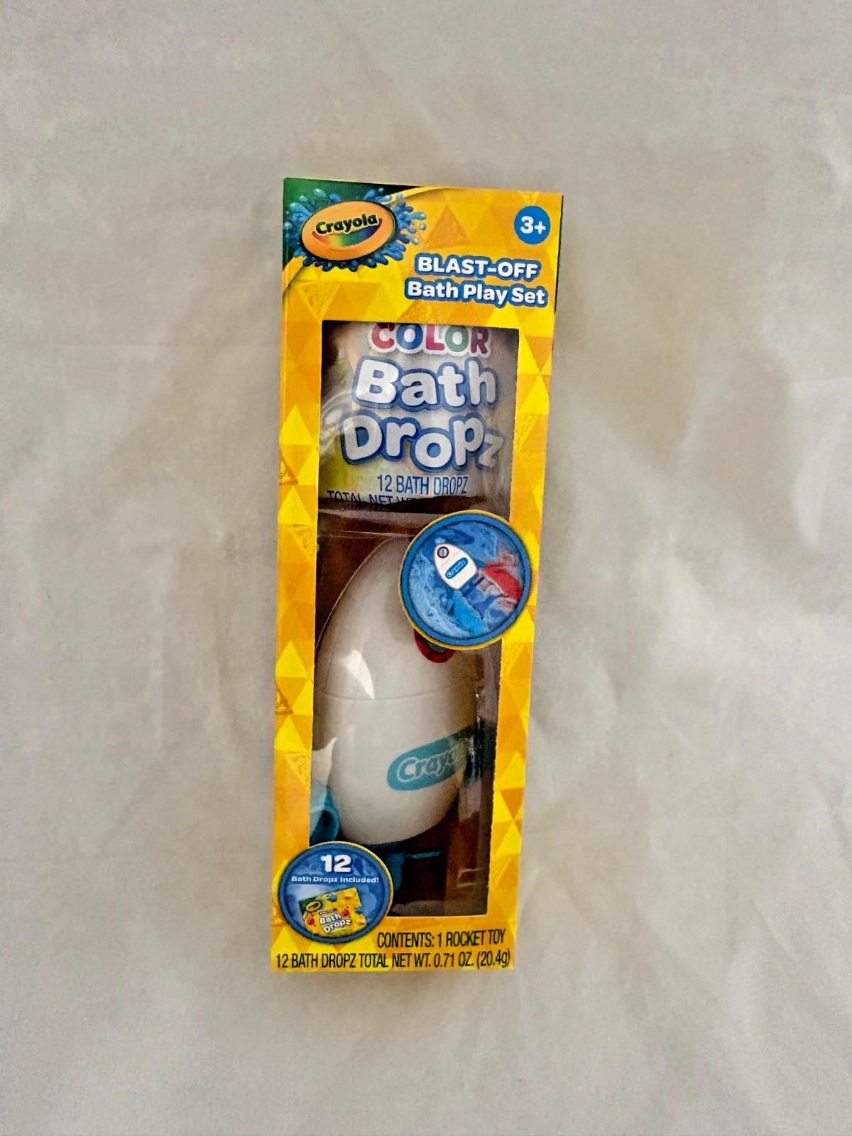 Crayola - Blast-Off - Bath Play Set - Rocket Toy - 32 Color 