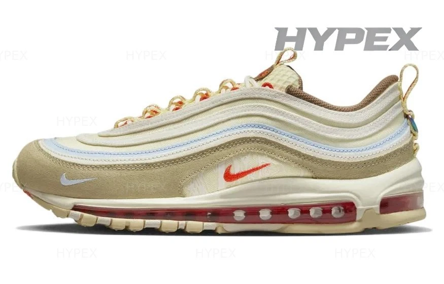 Nike Air Max 97 Alabaster Safety Orange for Sale | Authenticity