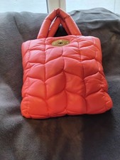 Mulberry Big Softie Orange/red Nappa Leather Crossbody Bag
