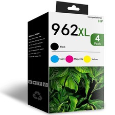 4PK 962XL Ink Cartridge for HP OfficeJet Pro 9010e 9015e 9016e 9018e 9020e 9025e