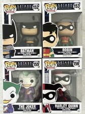 Funko Pop Batman Animated Series Set 152 153 155 156 Bundle
