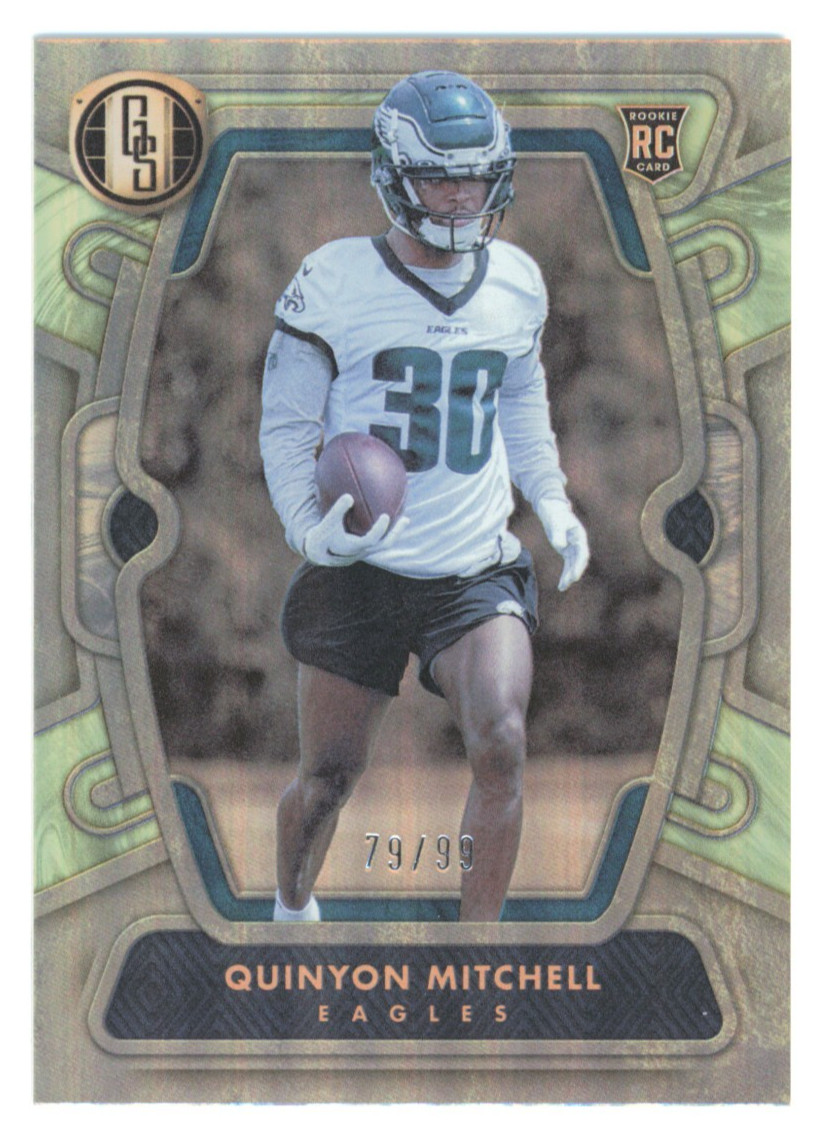 2024 Panini Gold Standard Rookies Quinyon Mitchell #119 (RC) Card /99 Eagles