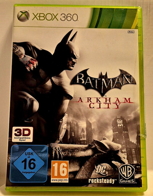Batman: Arkham City Xbox 360 PAL USK 16 2011 3D-kompatibel
