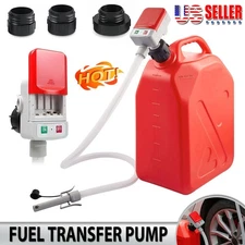 Diesel Oil Fuel Transfer Pump Battery Powered Auto-Stop Liquid Transfer Pump NEW