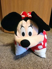 Disney Park Store Authentic Minnie Mouse Plush Pillow