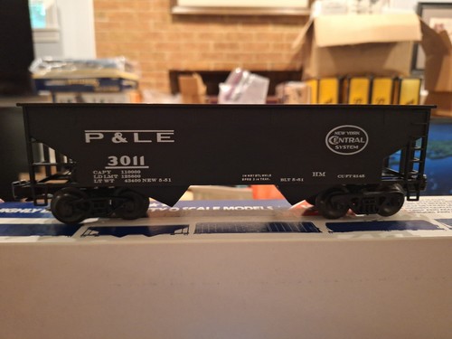 WEAVER 2112 3-RAIL O Scale 36' P&LE New York Central System Offset Side HOPPER | Zustand: Used