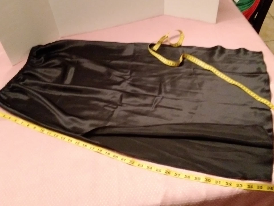 De colección Farr West Largo Medio Deslizamiento Talla M Brillante Brillante Satinado Ranuras Laterales Negro Foto 4 de 4