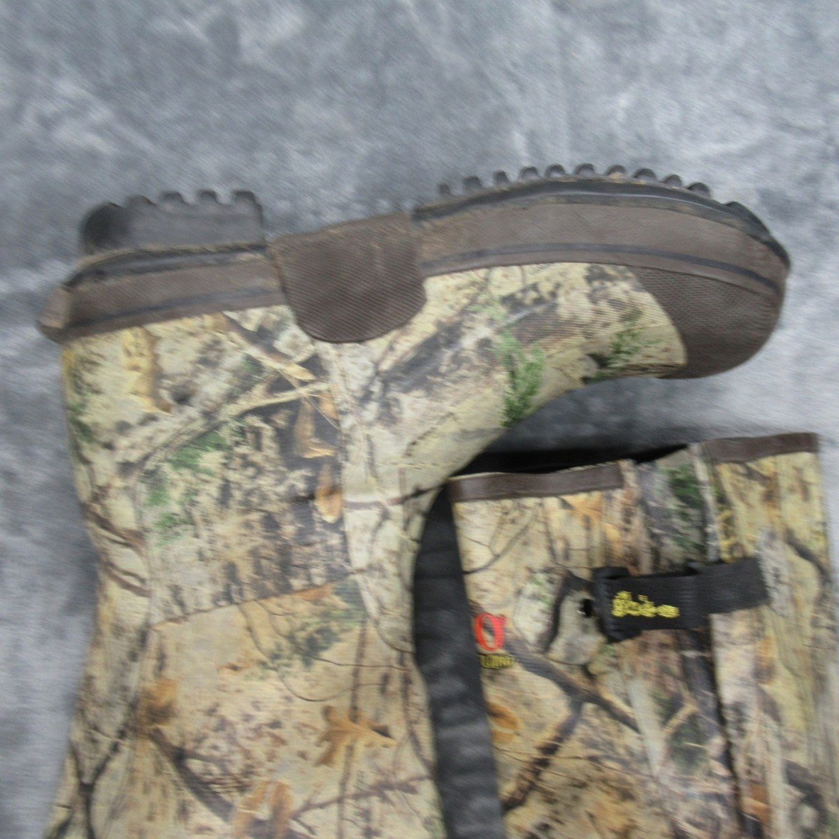 Cabelas Mens Hunt Boots 10 M Camo 400g Insulated Scent Free 