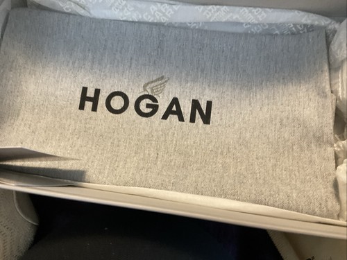 Hogan Suede Wave Lace Ups Flat Shoes Women’s 37 1/2 New In Box Italy - Picture 8 of 10