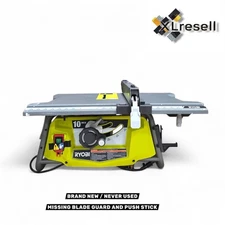 RYOBI 15 Amp 10 in. Compact Portable Corded Jobsite Table Saw / MISSING 2 PIECES