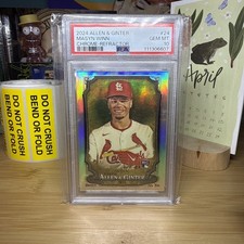 2024 Allen Ginter Chrome Refractor Masyn Winn RC Cardinals PSA GEM MY 10 POP 3