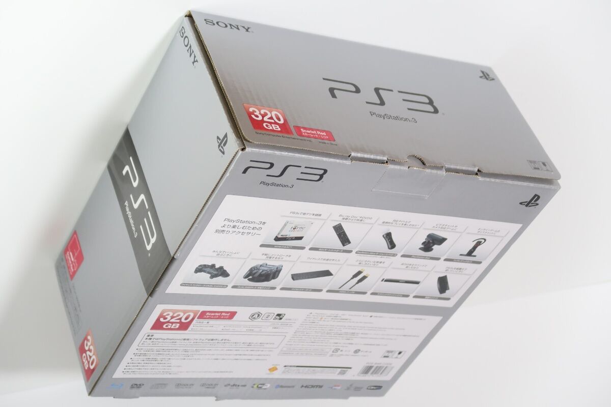 Sony PlayStation 3 PS3 Scarlet Red Console CECH 3000B 320GB Sony PlayStation 3 PS3 Scarlet Red Console CECH 3000B 320GB