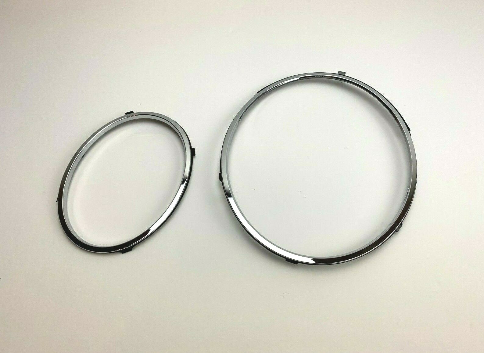Bentley Bentayga Left Headlight Chrome Trim Ring Set
