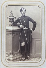 Album Of 19 CDV Circa 1865. Students Of The Forestry School Of Nancy. Wood.