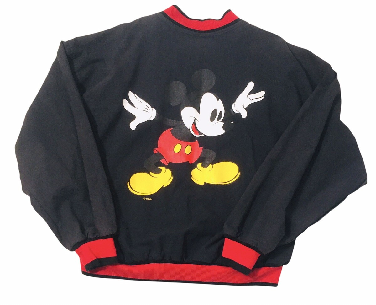 Vintage GENUS Mickey Mouse L Varsity Bomber Style Jacket Vintage GENUS Mickey Mouse L Varsity Bomber Style Jacket