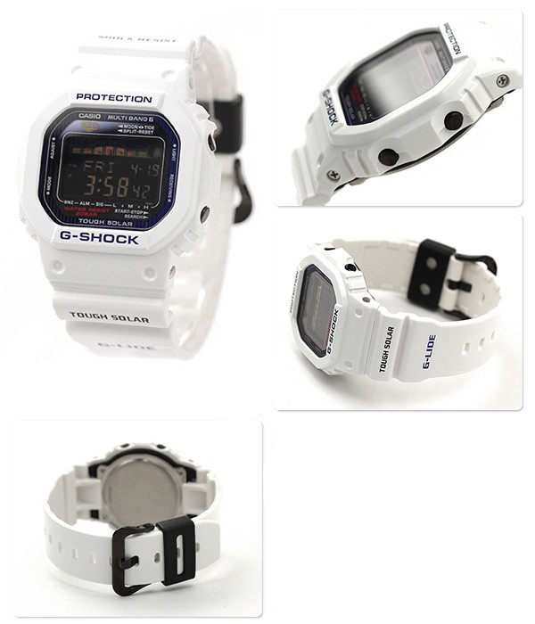Casio G-SHOCK GWX-5600C-7JF G-LIDE White Tough Solar Radio Casio G-SHOCK GWX-5600C-7JF G-LIDE White Tough Solar Radio