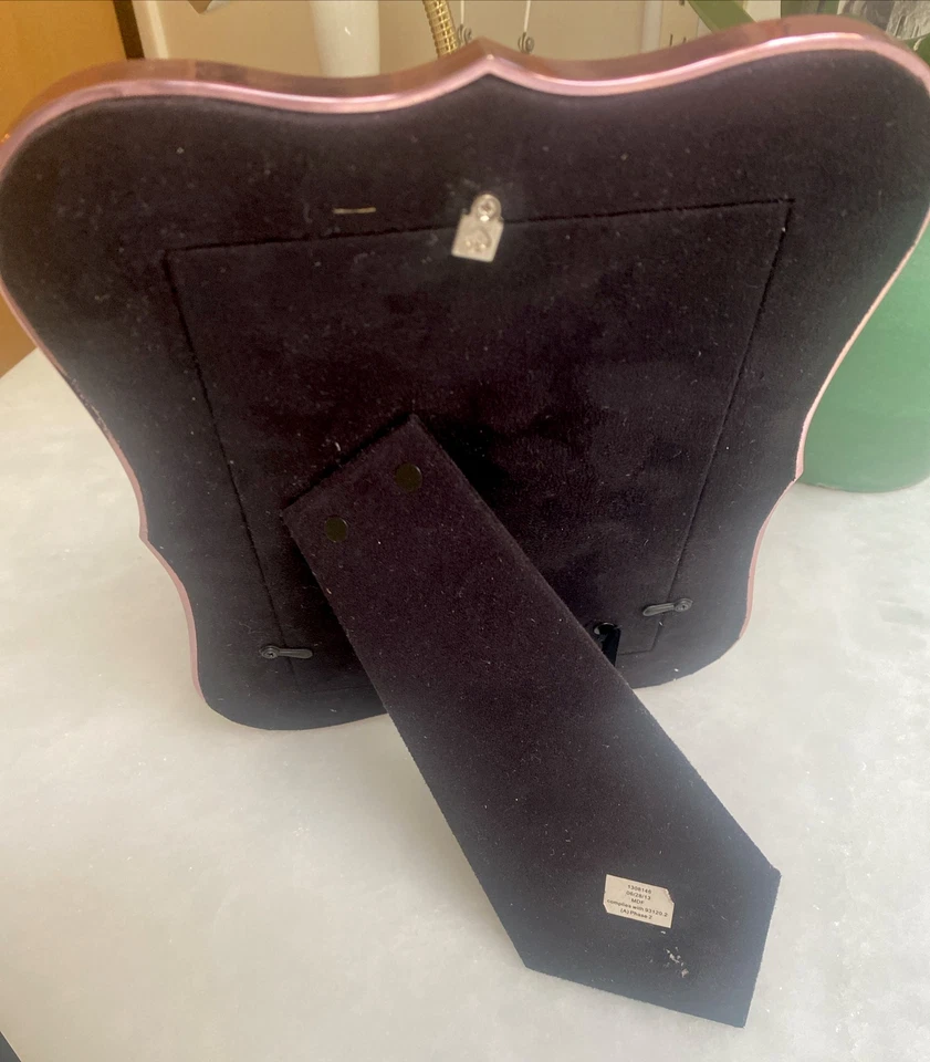 Marco Kate Spade New York Crown Point 9x7 MOL para imagen de 4 1/2x 6 1/2 plateado/rosa Foto 3 de 4