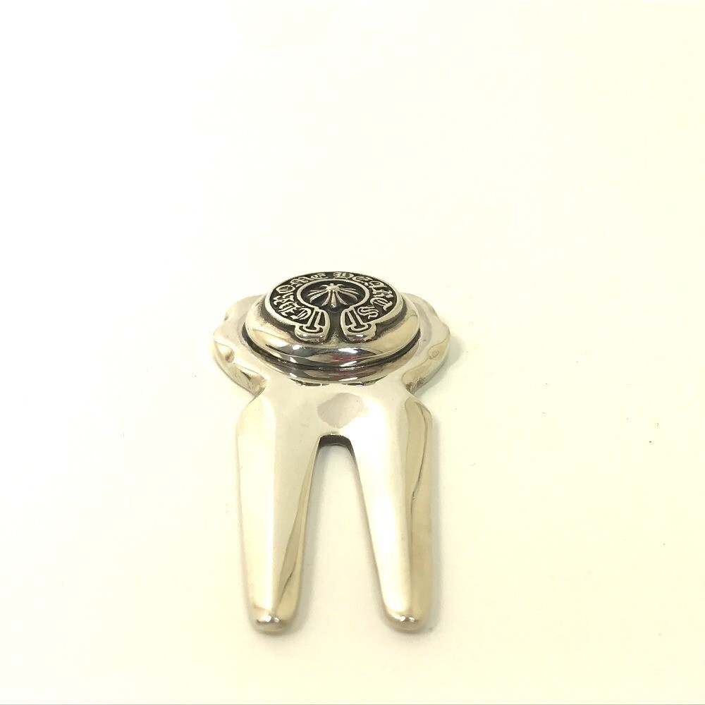 Chrome Hearts グリーンフォーク シルバー925 CHROME HEARTS SV925 Golf Green fork Horseshoe Silver Used