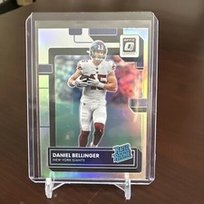 2022 Donruss Optic Rated Rookie Daniel Bellinger Silver Holo Prizm Giants #290