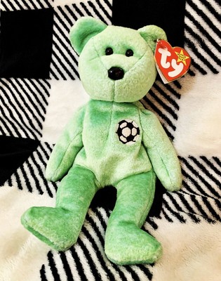 kicks the bear beanie baby