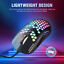 thumbnail 2  - Onikuma CW903 RGB Luminous DPI Six-Speed Adjustable Hollow Non-Slip Wired  Gamin