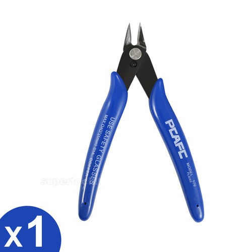 Flush Side Cutter Precision Shear Wire Snips Pliers Tool Diagonal Mini Cutters - Picture 7 of 8
