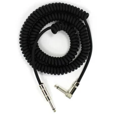 ZoZo 20' ft Coiled Guitar Cable with Right Angle/Straight Ends
