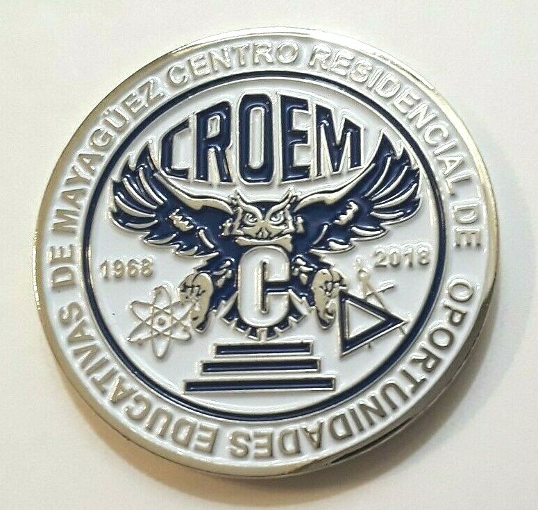50Aniv CROEM UNIVERSIDAD de PUERTO RICO MAYAGUEZ University Medalla token ficha