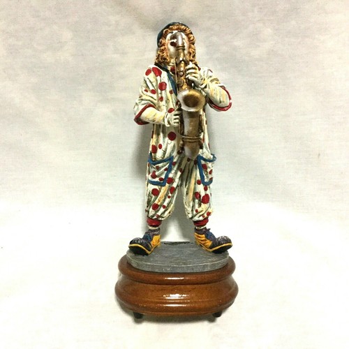 VINTAGE CIRCUS CLOWN PLAYING HORN INSTRUMENT - 1999 VANMARK WIND UP - Picture 2 of 12