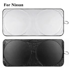 For Nissan Car SUV Front Windshield Sun Shade Screen UV Heat Block Window Cover
