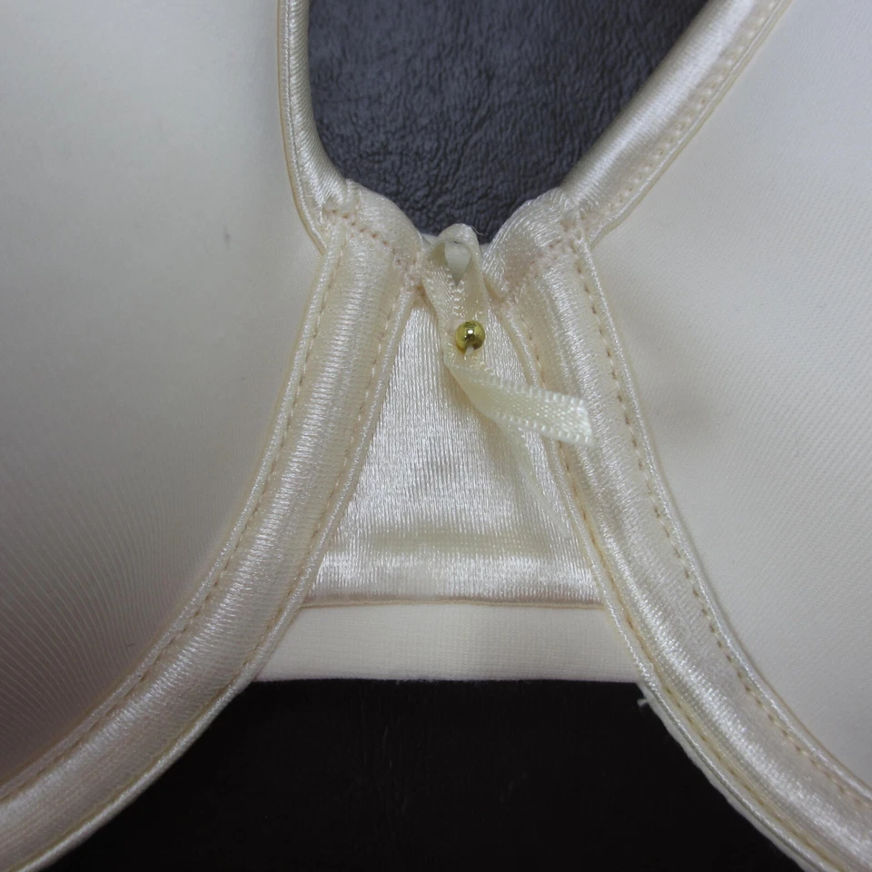 Sujetador Vanity Fair Talla 36C Amarillo Acolchado Con Aros Cierre Ajustable Espalda Foto 3 de 4