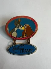 Mickey & Pals Lady & The Tramp Sweet Kiss Series LE Disney Pin (C1)