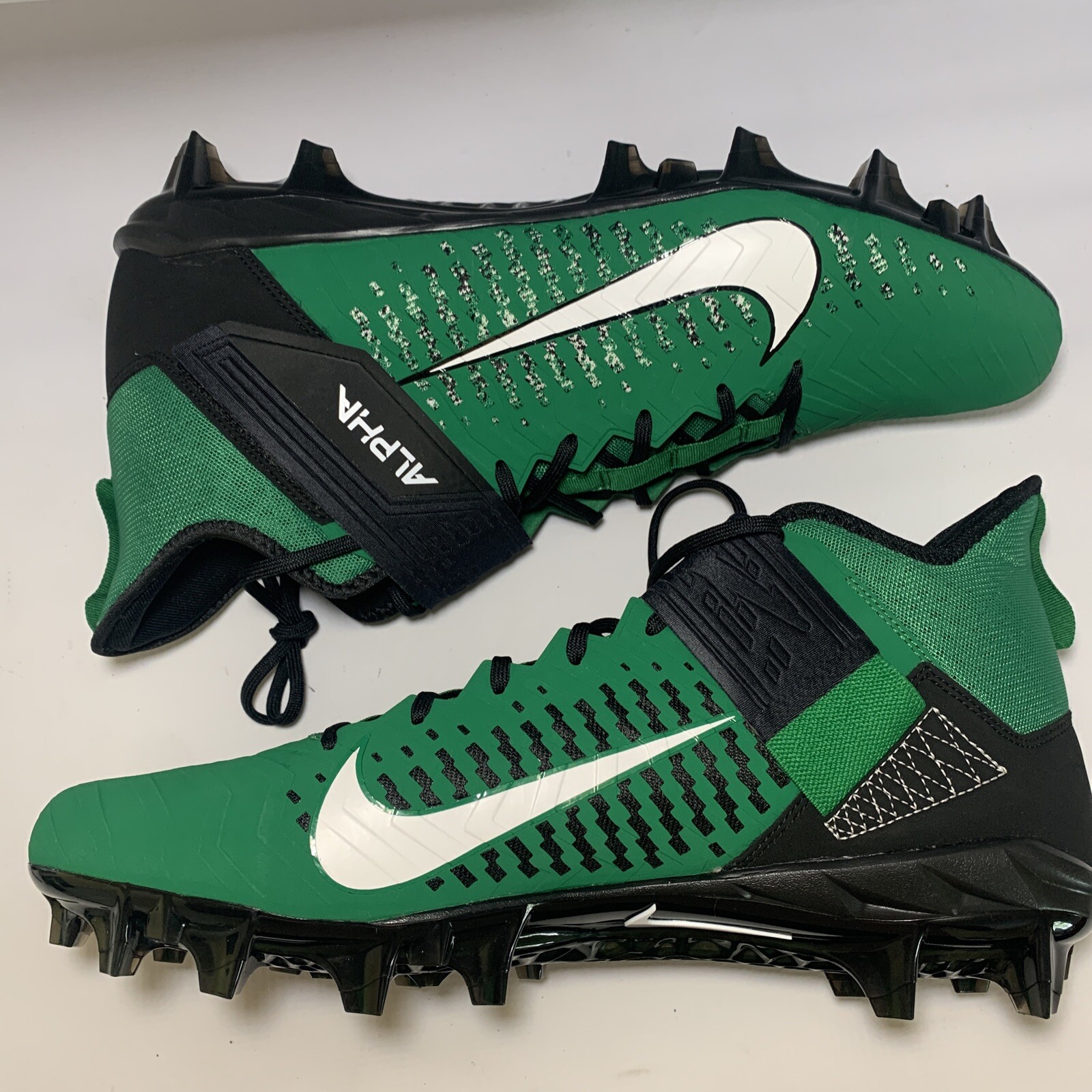 Nike Alpha Menace Pro 2 Mid Green Black 