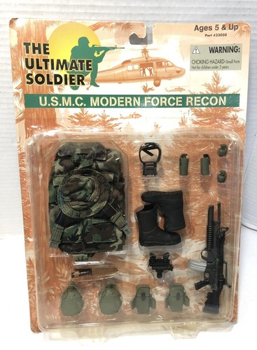 JUEGO UNIFORME THE ULTIMATE SOLDIER ESCALA 1:6 U.S.M.C. MODERN FORCE RECON NUEVO EN CAJA