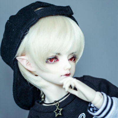 16'' 1/4 BJD Doll Puppe Junge Augen Gesichts Make-up Perücke Vollständiger Satz