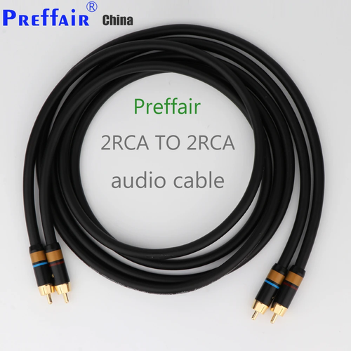 Pair Audio OFC Copper RCA Cable Hi-End Extension Cord with Gold Plated RCA Plug - Afbeelding 5 van 7