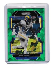 2021 Panini Prizm Green Ice Prizm SSP Leonard Floyd 70