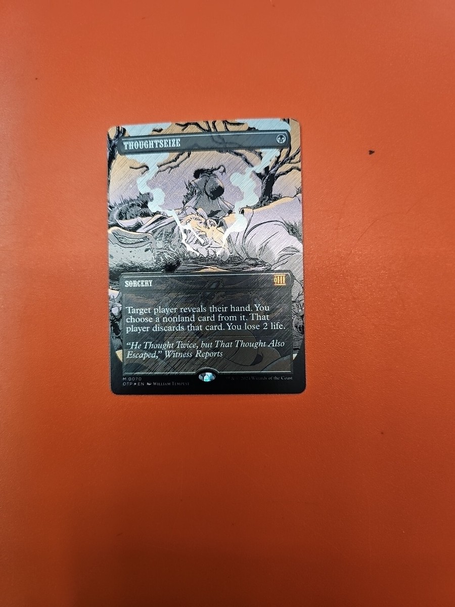 Thoughtseize (Textured Foil) -Foil Near Mint English MTG | eBay