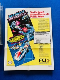 Seicross Circle Seal NES Nintendo Box Manual CIB Complete Promo Inserts MINTY