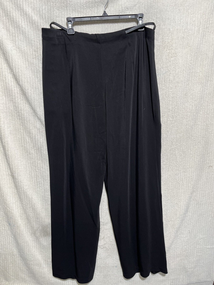 新品★未使用 BANDEL×LEON LONG PANTS VⅠ (XXL) Leon Max Limited Edition Woman Black Wool- Blend Straight