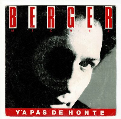 Michel BERGER Vinyl 45T 7'' KEINE SCHANDE - ..WEINT UM NICHTS - APACHE